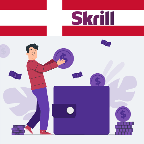Dansk gambler hæver penge fra online casino med Skrill