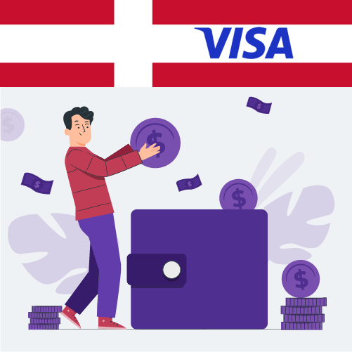 Dansk gambler hæver penge fra online casino med Visa