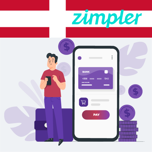 Dansk gambler laver en indbetaling på Zimpler online casino