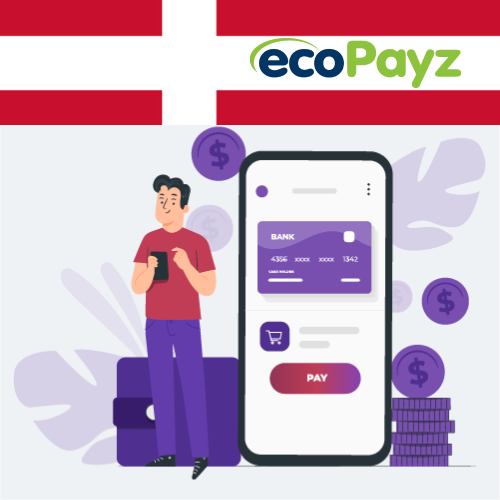 Dansk gambler laver en indbetaling på ecoPayz online casino