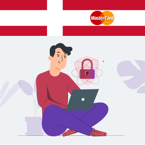 En dansk gambler læser om sikkerheden ved at bruge MasterCard på et online casino