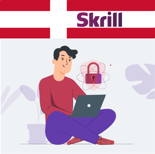 En dansk gambler læser om sikkerheden ved at bruge Skrill på et online casino