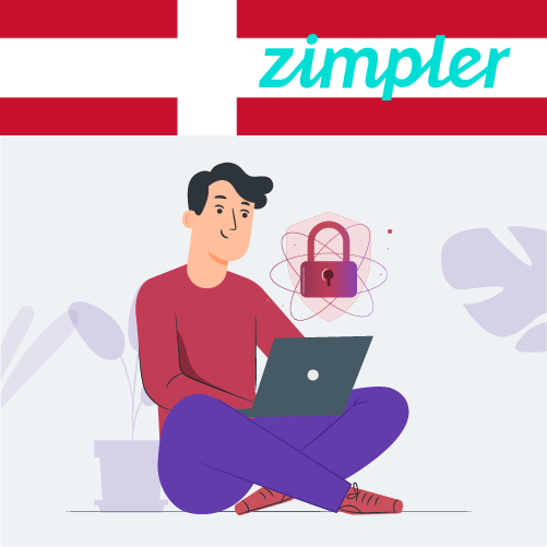 En dansk gambler læser om sikkerheden ved at bruge Zimpler på et online casino