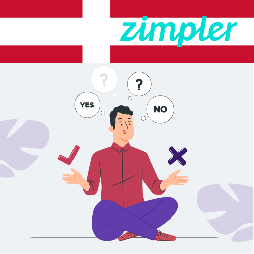 En dansk gambler sammenligner fordele og ulemper ved at bruge Zimpler på et online casino