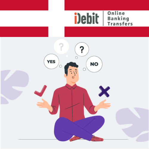 En dansk gambler sammenligner fordele og ulemper ved at bruge iDebit på et online casino