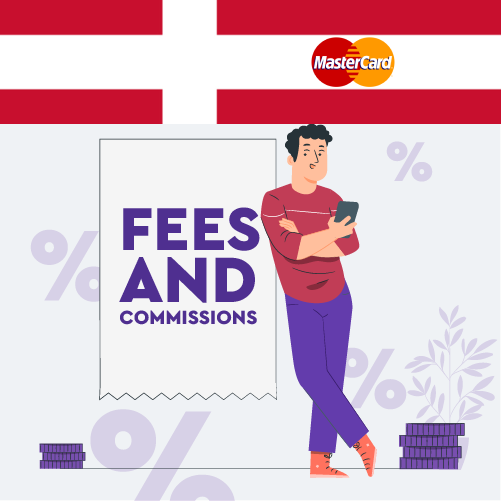 En gambler fra Danmark tjekker provisionen for ind- og udbetaling af penge på MasterCard online casino