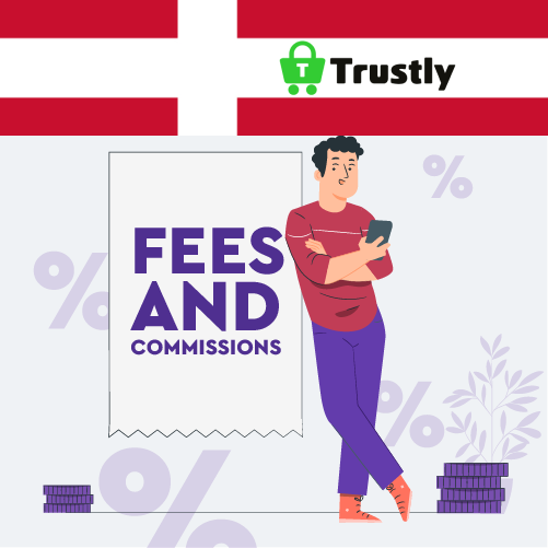 En gambler fra Danmark tjekker provisionen for ind- og udbetaling af penge på Trustly online casino