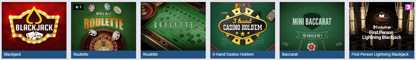 Bordspil Maria Casino