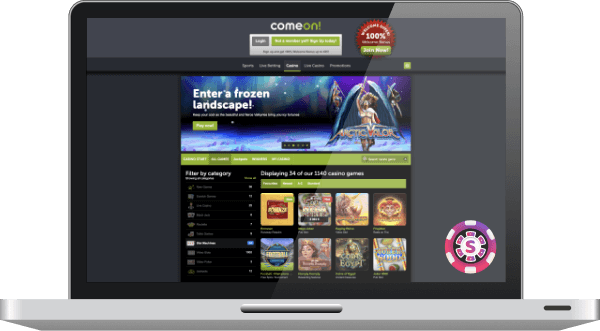 ComeOn Casino - Læs Vores Anmeldelse før du login