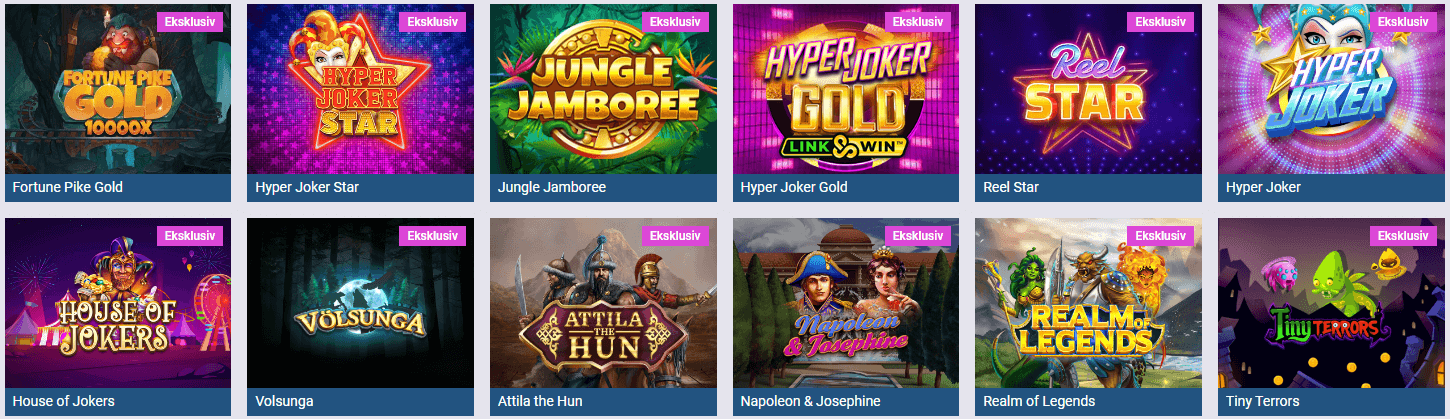 Eksklusive Spil Maria Casino