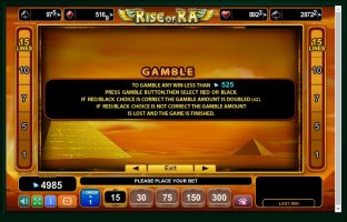Rise Of Ra spillemaskine detalje billede 3