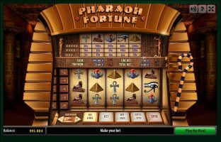 Pharaoh Fortune spillemaskine detalje billede 1