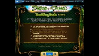 Pixies of the Forest spillemaskine detalje billede 3