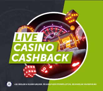 Live Casino Cashback ComeOn Casino