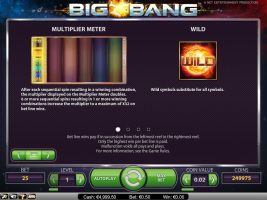 Big Bang spillemaskine detalje billede 1