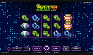 Joker Pro Spillemaskine Skærm