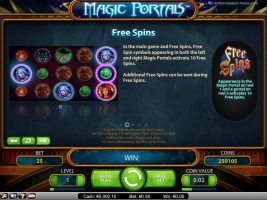 Magic Portals spillemaskine detalje billede 2