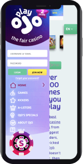 PlayOJO Casino Mobil