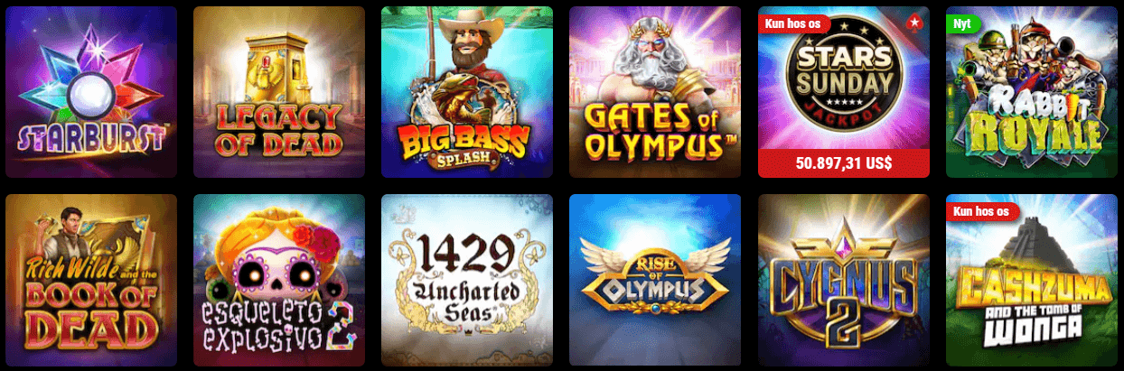 Spillemaskiner PokerStars Casino