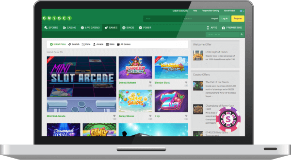 Unibet Casino Spilleautomater