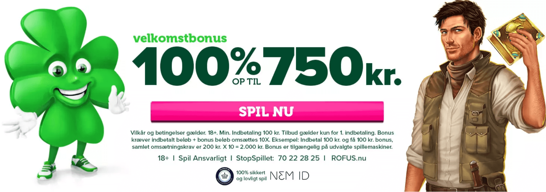 Velkomstbonus CasinoLuck