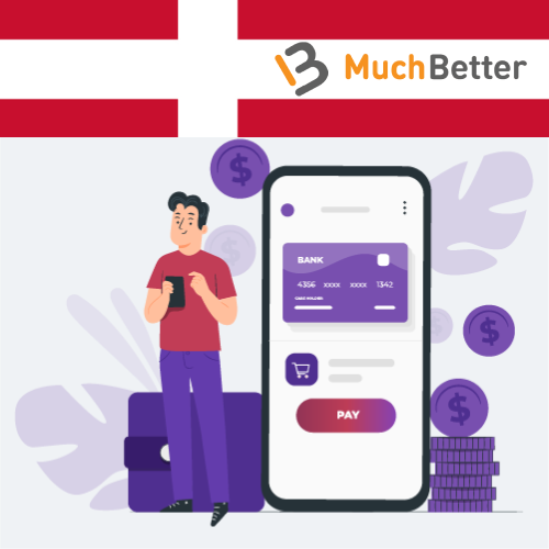Dansk gambler laver en indbetaling på MuchBetter online casino