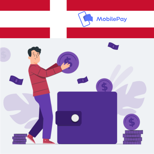 Dansk gambler hæver penge fra online casino med MobilePay