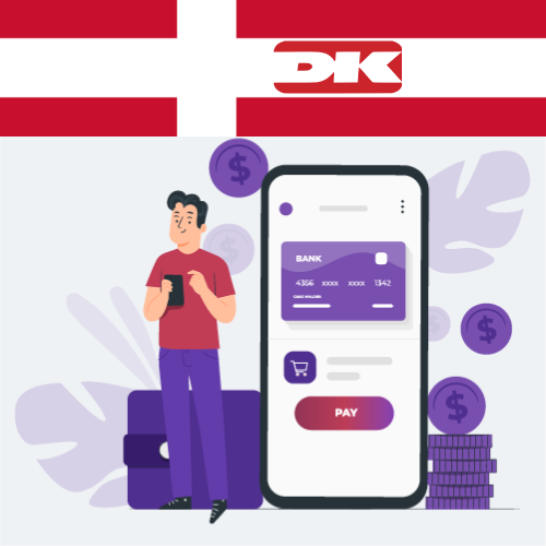 Dansk gambler laver en indbetaling på Dankort online casino