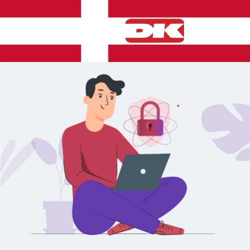 En dansk gambler læser om sikkerheden ved at bruge Dankort på et online casino