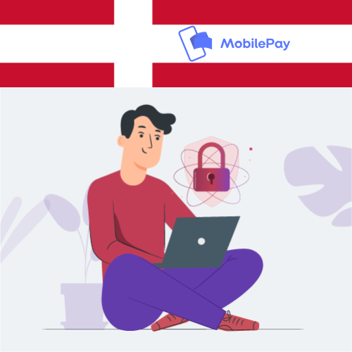En dansk gambler læser om sikkerheden ved at bruge MobilePay på et online casino