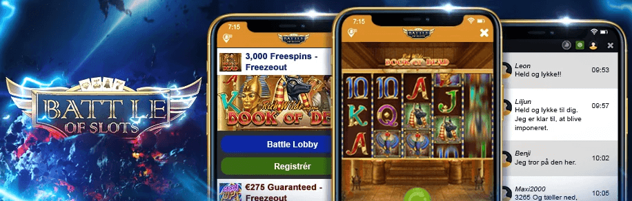Battle of Slots VideoSlots Casino