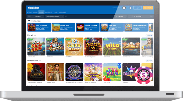NordicBet Casino spil