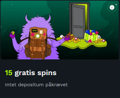 15 gratis spins intet depositum påkrævet