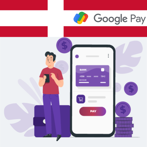 Dansk gambler laver en indbetaling på Google Pay online casino
