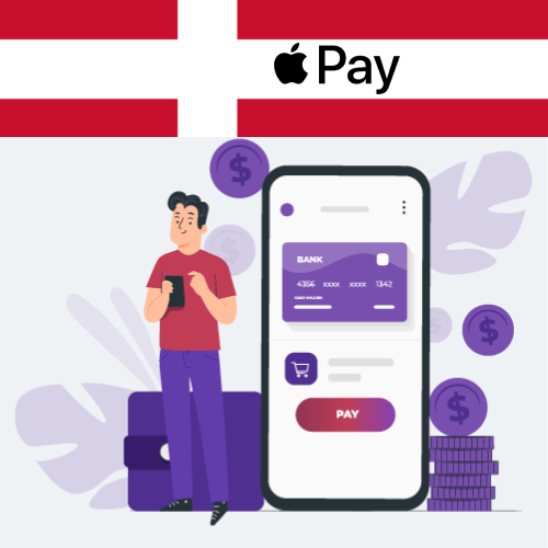 Dansk gambler laver en indbetaling på apple pay online casino