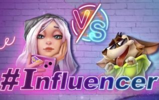 influencer online spillemaskine