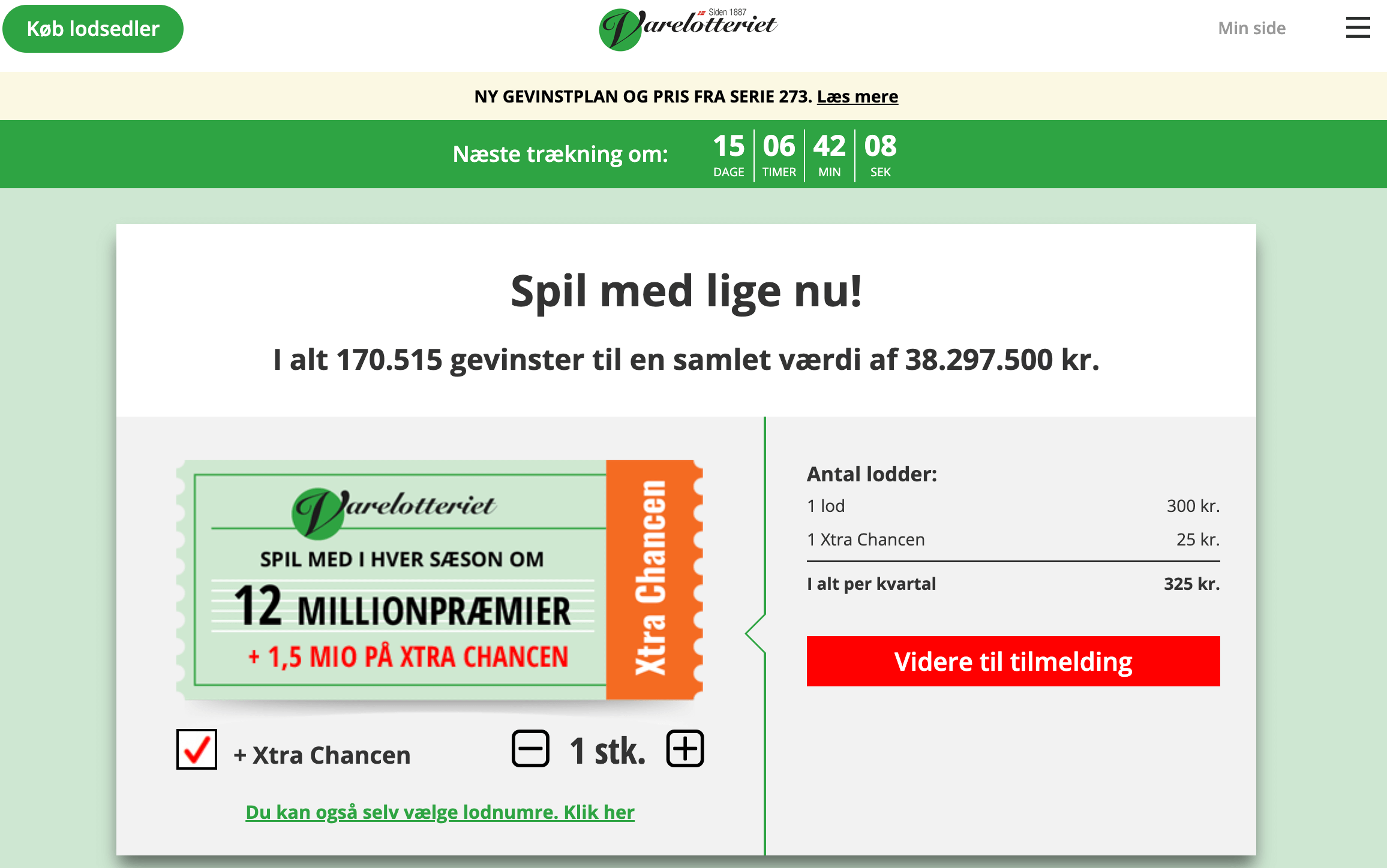 Almindeligt Dansk Vare- og Industrilotteri (Varelotteriet) Almindeligt Dansk Vare- og Industrilotteri (Varelotteriet)