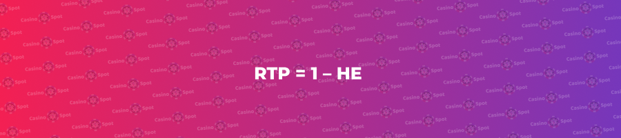 RTP = 1 – HE