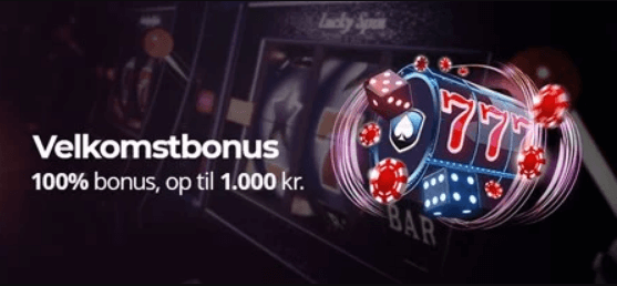 Danske Spil Casino belønner nye kunder med en velkomstbonus op til 1000 kr