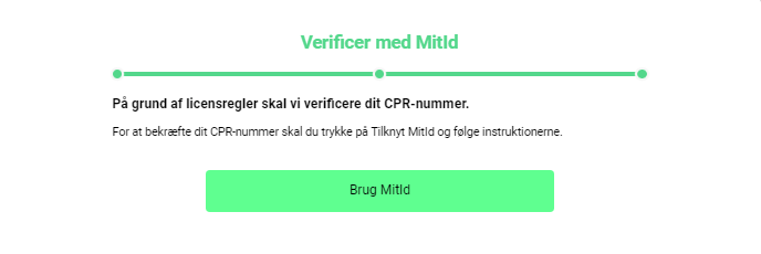 Hvordan får man en bonus hos One Casino trin 4