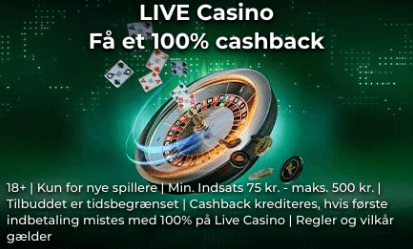 Live Casino Velkomstbonus