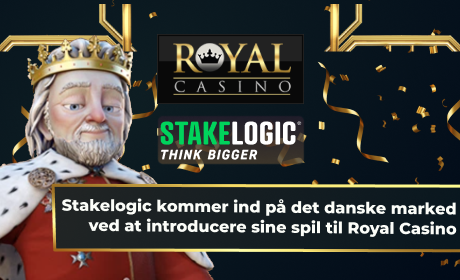Stakelogic kommer ind på det danske marked ved at introducere sine spil til Royal Casino