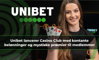 Unibet lancerer Casino Club med kontante belønninger og mystiske præmier til medlemmer Unibet lancerer Casino Club med kontante belønninger og mystiske præmier til medlemmer
