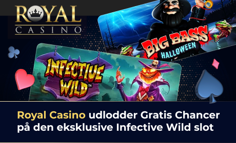 Royal Casino udlodder Gratis Chancer på den eksklusive Infective Wild slot