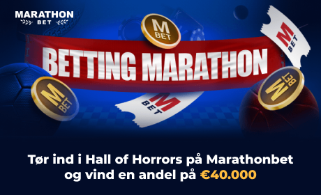 Tør ind i Hall of Horrors på Marathonbet og vind en andel på €40.000