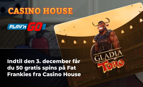 Indtil den 3. december får du 50 gratis spins på Fat Frankies fra Casino House
