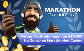 Deltag i lodtrækningen på €30.000 fra Gonzo på Marathonbet Deltag i lodtrækningen på €30.000 fra Gonzo på Marathonbet