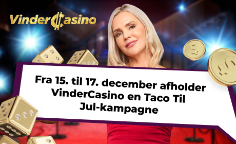 Fra 15. til 17. december afholder VinderCasino en Taco Til Jul-kampagne