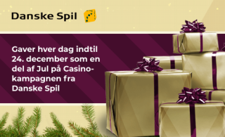Gaver hver dag indtil 24. december som en del af Jul på Casino-kampagnen fra Danske Spil Gaver hver dag indtil 24. december som en del af Jul på Casino-kampagnen fra Danske Spil