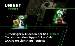 Turneringer 4.-10. december hos Unibet Turneringer 4.-10. december hos Unibet
